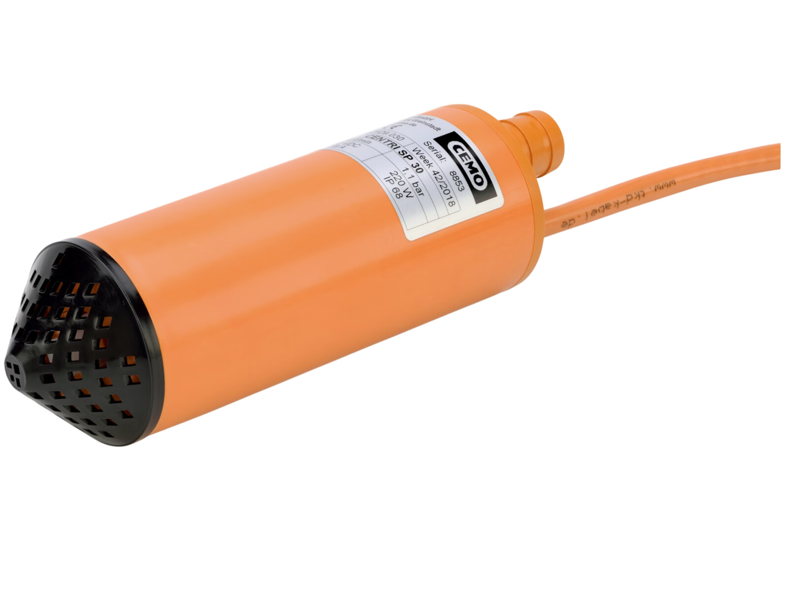 Submersible pump CENTRI SP 30, 12 V, max. 18 A, max. 50 L/