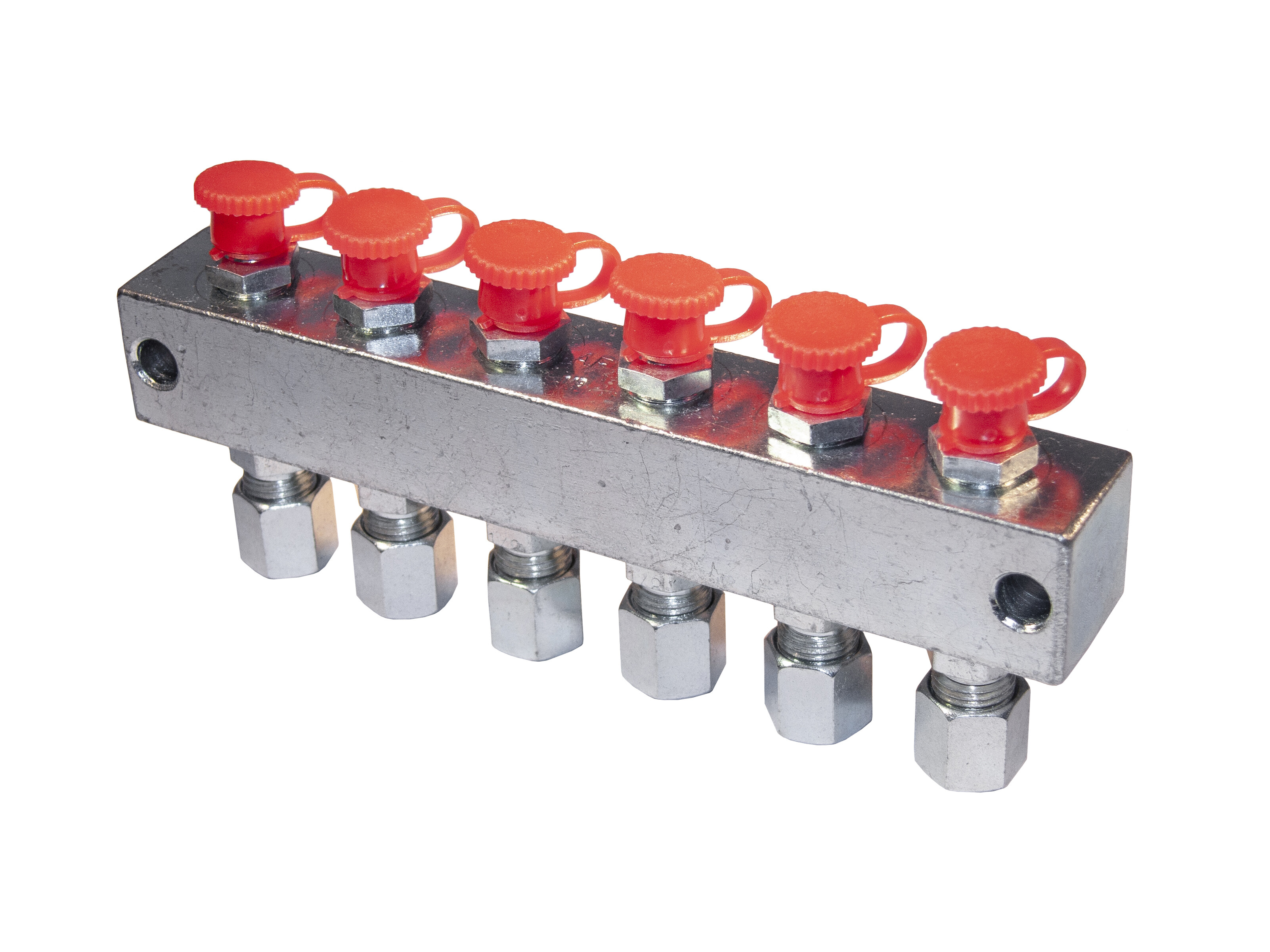 Smörjpanel Rak 1/8''. 6 utgångar GE04LL H1