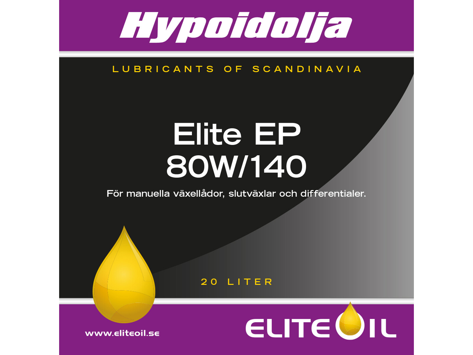 ELITE GIRKASSE OLJE EP 80W-140 GL-5 20L