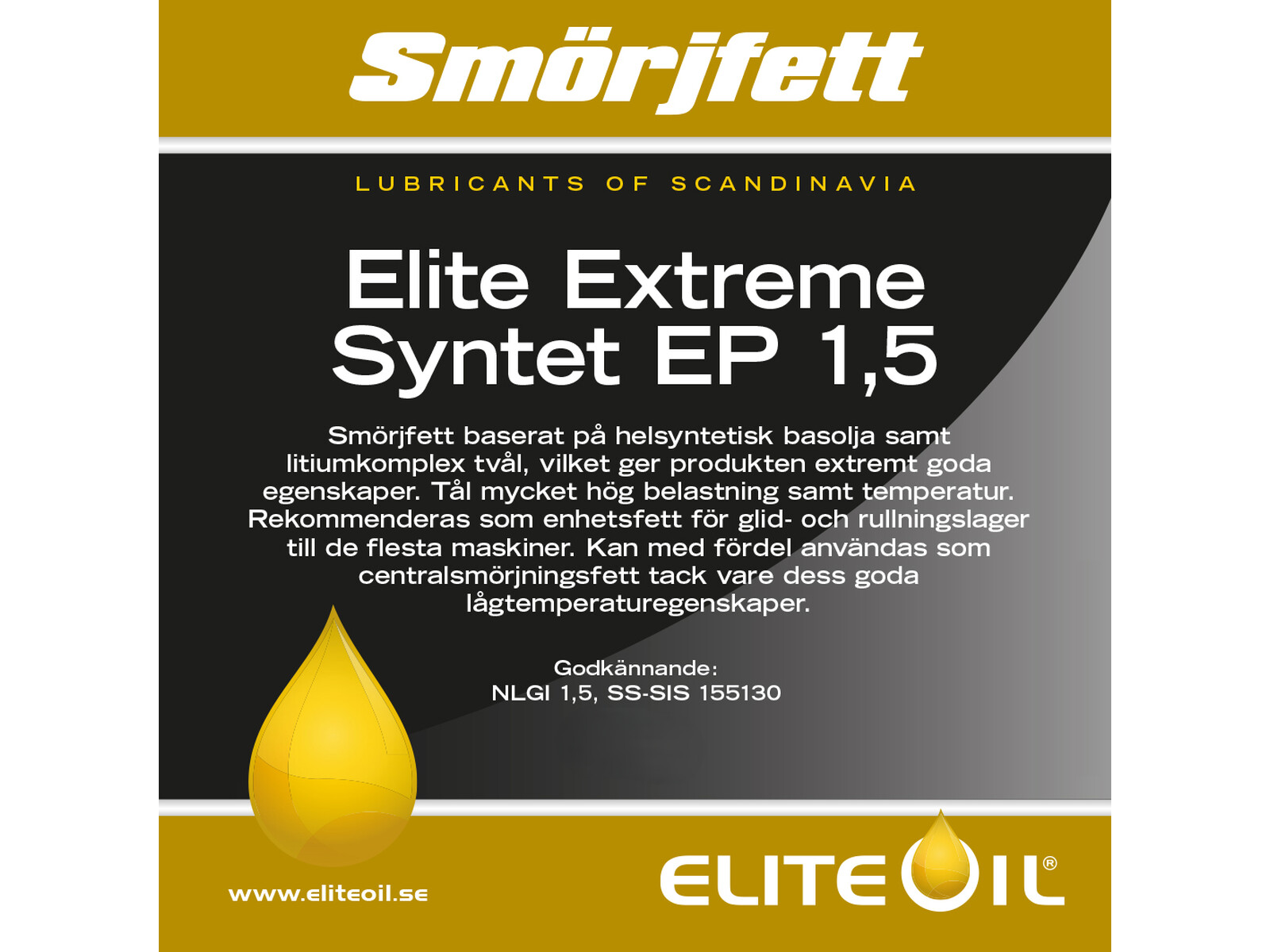 ELITE SMØR FETT EXTREME EP 1,5 18KG