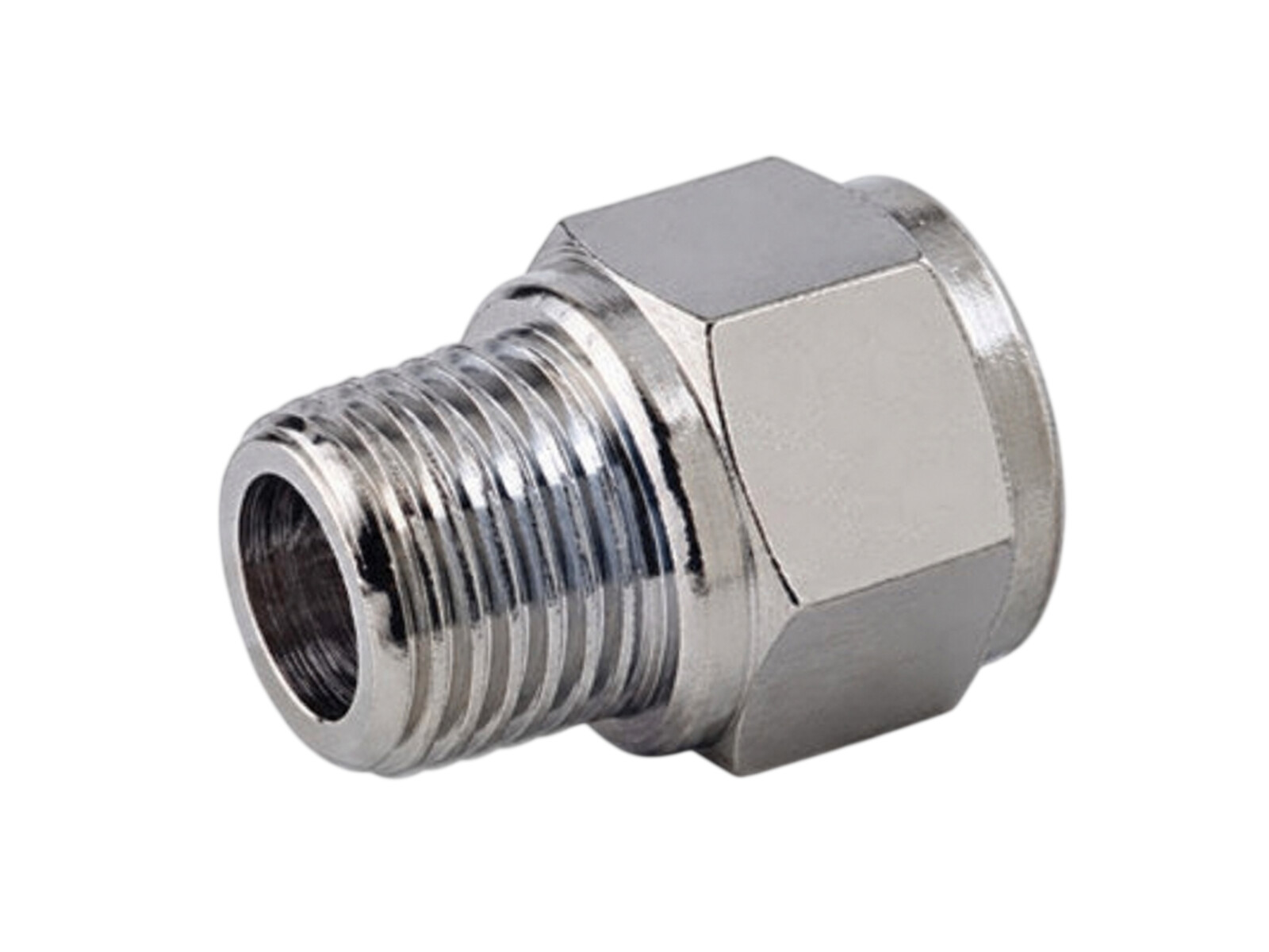 Straight Adapter: Inlet-BSPP, Outlet-BSPT