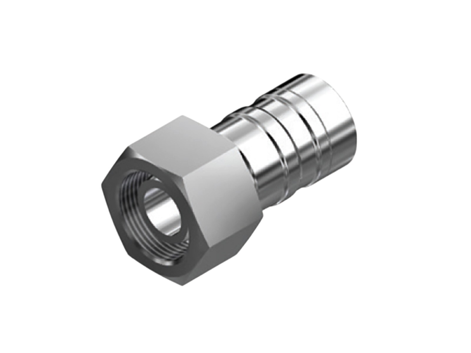 Koppling Pyplok Rak, Rörlig mutter 38S, Inv-M 52x2.0 mm Stål