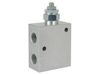 3/8    relief valve Block      With VLP35S-B, 15-100 bar