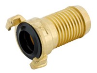 Claw coupling for water, hose insert, brass, GSK