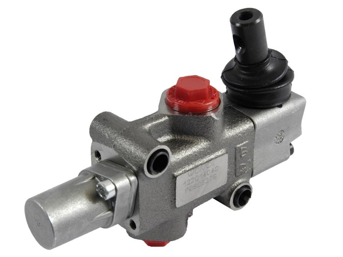 Diverter valve - Manual 2/2 - NC - Spring return