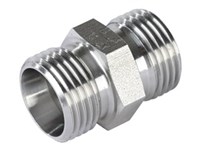 Straight fitting 0° - LL-series - Union DIN male x DIN male stainless