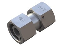 Straight fitting 0° - L-series - with union nuts