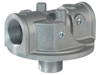 Filter housing suction