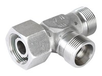 L-fitting adjustable - S-serie - Male x Male x Union nut O-ring stainless - VD-SDKOX/71 / XEL-S-SY