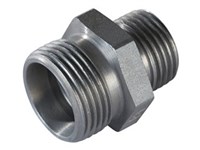 Straight fitting 0° - L-series - Union DIN male x DIN male reducing - ER-LX / XGR-L