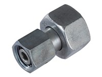 Straight fitting 0° - L to L-series - with union nuts