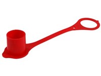 Dust cap Kennfixx red, for 1/2" ISO-A
