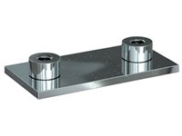Pipe clamp weld plates - single series - ACT