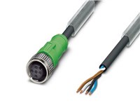 Sensor-/actuator cable - SAC-4P- 5.0-PUR/M12FS

