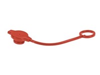 Dust plug for 10010S - F IRC100 TPV Red